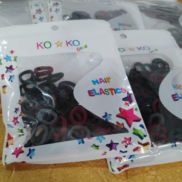 Small Hairbands Bands Hair Rubber Bands (Pack of 100 / Multicolour)