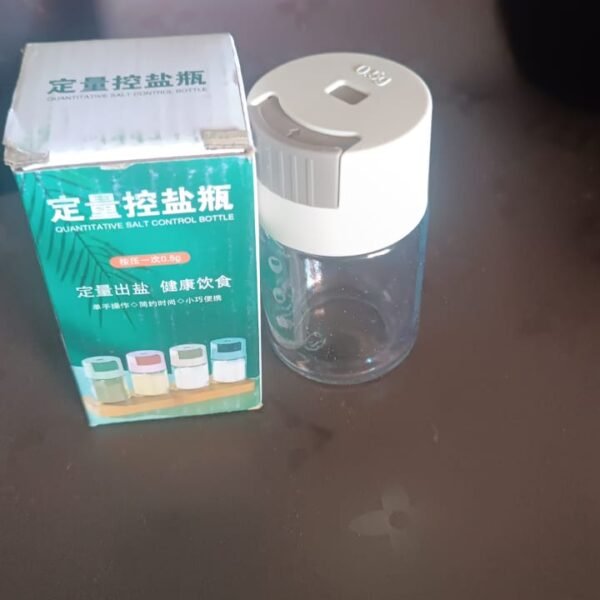 Adjustable Spice Dispenser Glass Jar(1 Pc)