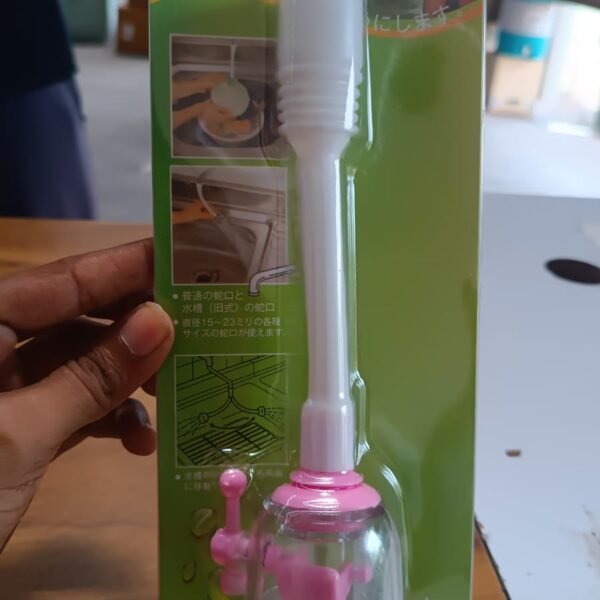 Flexible Faucet Extender & Splash-Control Sprayer