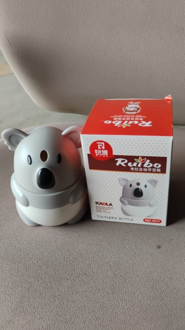 b80f9cdd-6587-4e80-8894-6b1a0a86ae15.jpg Cute Koala Shaped Toothpick Holder Dispenser (1 Pc)