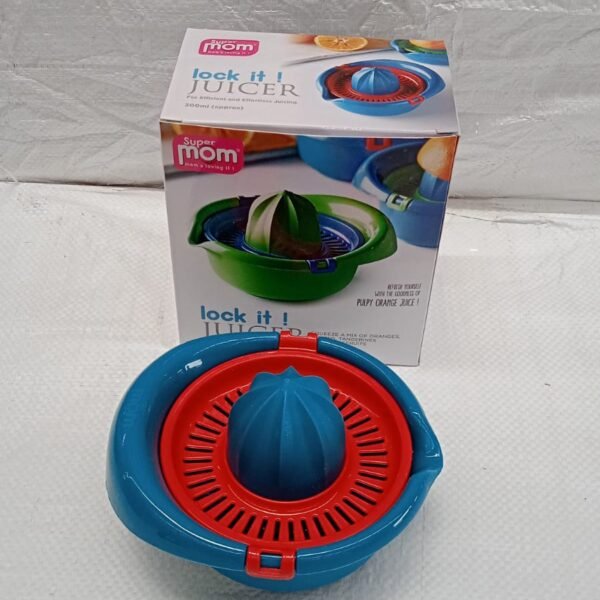 Supermom Plastic Premium Manual Hand Press Citrus Juicer (1 Pc)