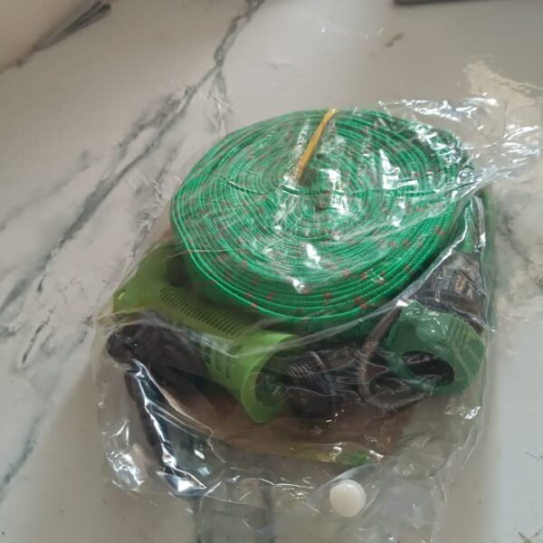 b9334336-3890-43f2-9452-a9ce917257e4.jpg Approx 10 Meter Flexible Garden Water Pipe with High-Pressure Spray Nozzle