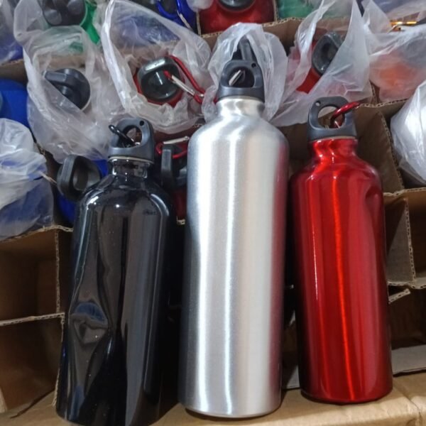 Aluminum Durable Sports Water Bottle (1 Pc / Mix Size & Color)
