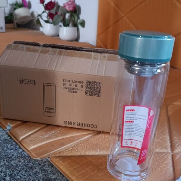 Double Wall Glass Infuser Tea Mug (280ml Approx / 1 Pc)