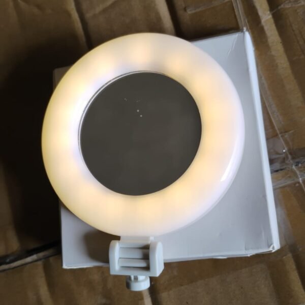 b9dfa3cc-5b55-4a22-8b07-4269a043b99e.jpg Rechargeable LED Selfie Ring Light for Mobile and Makeup Use (1 Pc)