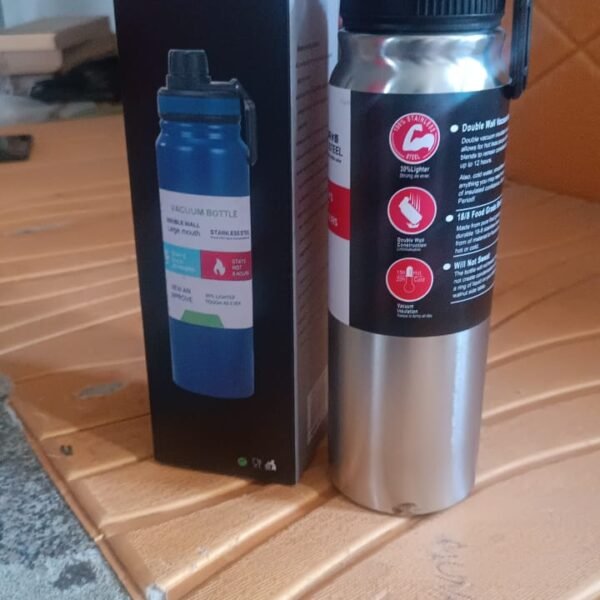 Stainless Steel Double Wall Vacuum-Insulated Drink Water Bottle (800 ML)