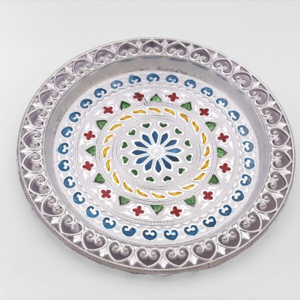 Silver Plated Pooja Thali