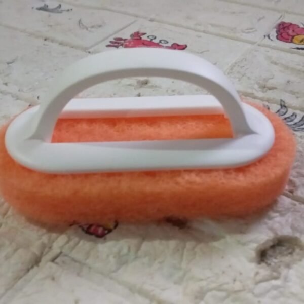 Sponge Kitchen Pot Brush With Handle Reusable And Washable Eraser Cleaner Removal Tool Sink Pot Dish Scrubber Bathroom Decontamination Cleaning Brush Glass Stove Top Cleaners Daily (1 Pc)