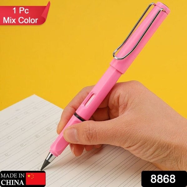 ba78e63d-2dd7-4cd6-8aa1-16eafb02ff0b_82eb82b2-b093-484c-996a-c66afb09fba2.jpg 2-in-1 Everlasting Magic Pencil with Replaceable Eraser (1 Pc / Mix Color)