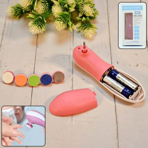 Electric Baby Nail Trimmer with Grinding Heads for Newborn Infant and Toddler