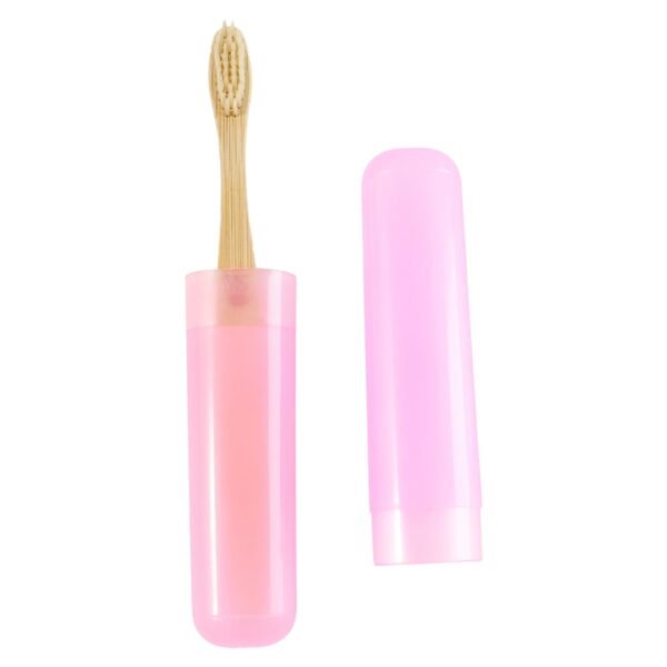 2-in-1 Soft Toothbrush & Tongue Cleaner for All Ages (1 Pc, With Cover)