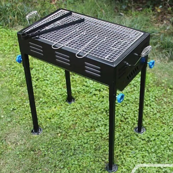 Terrace Garden Picnic Barbecue with Skewers & Wooden Handle