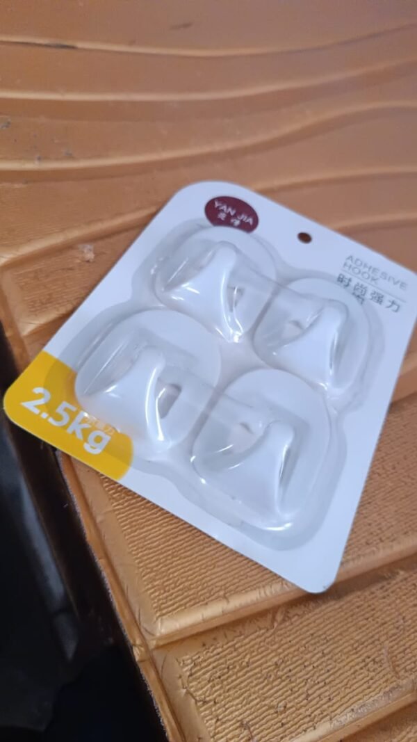 Multipurpose Strong Cartoon Hook Self-Adhesive hooks (4 Pc Set)