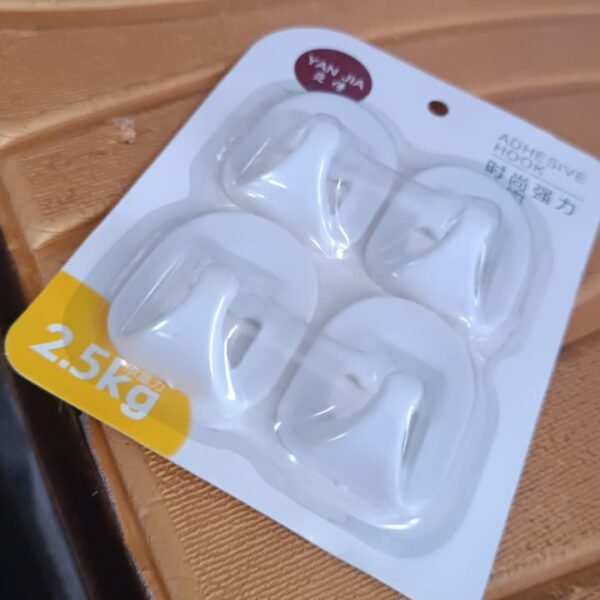 Multipurpose Strong Cartoon Hook Self-Adhesive hooks (4 Pc Set)