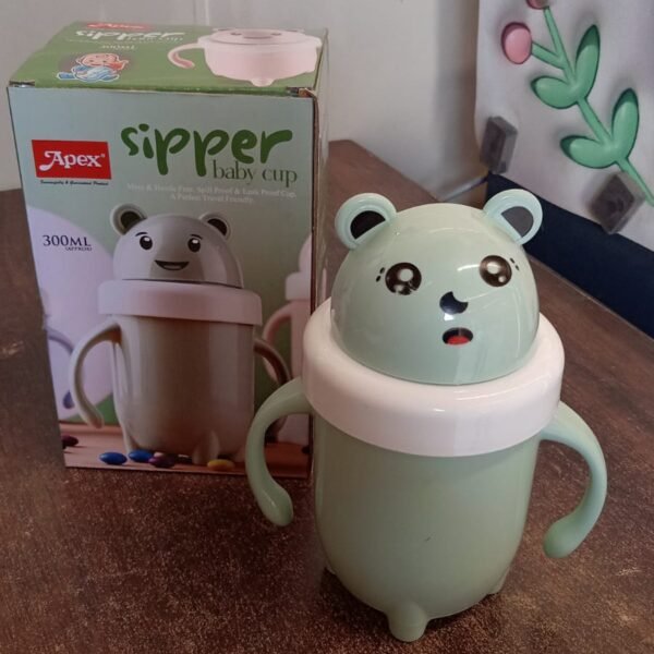 Apex Sipper Baby Cup Training Cup Handles – Spill Proof & Leak Proof (300 ML Approx)