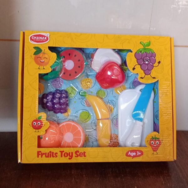 Realistic Sliceable Fruits Cutting Play Toy Set (7 Pcs Set)