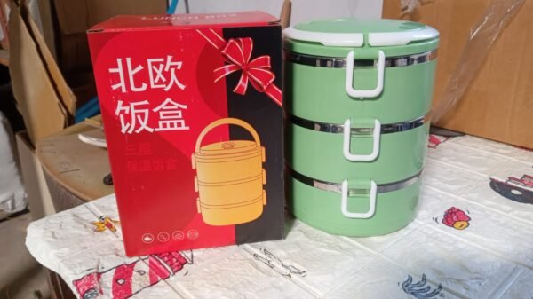 3 Layer Doraemon Lunch Box Tiffin