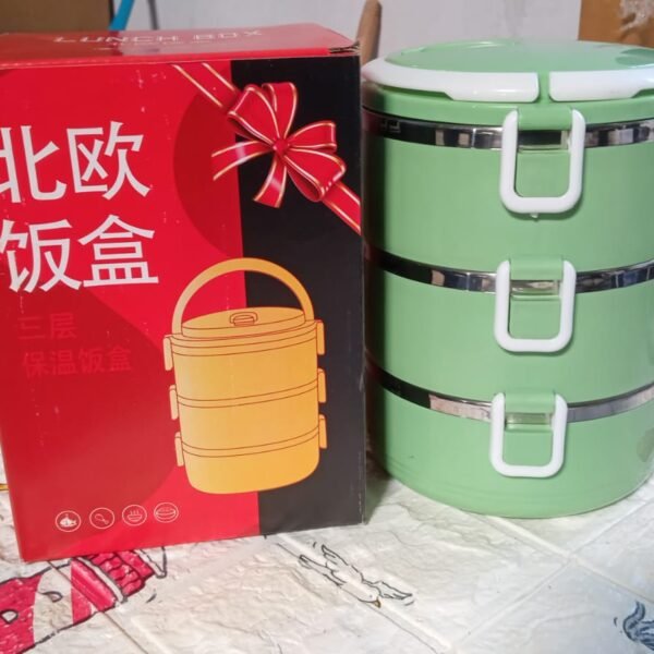 3 Layer Doraemon Lunch Box Tiffin