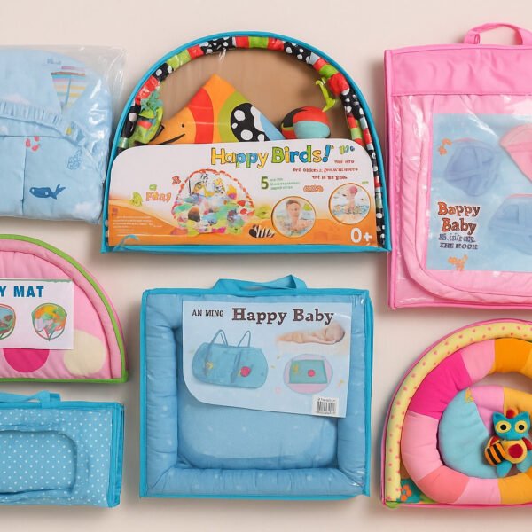 Multipurpose Baby Play Gym and Sleeping Mat (Mix Design / 1 Pc)