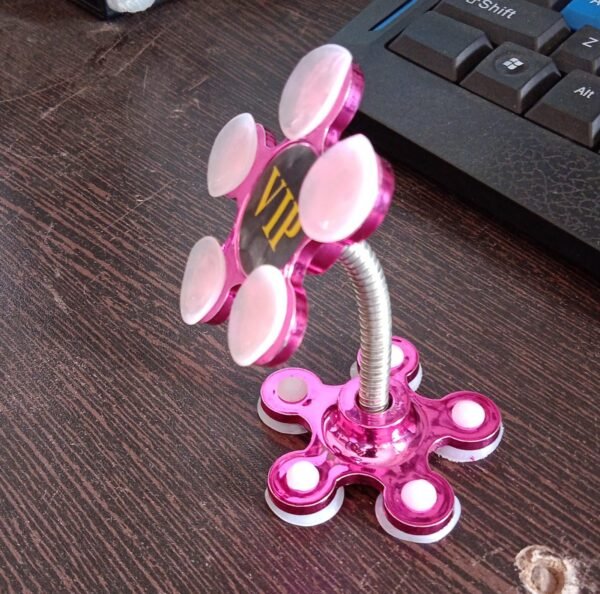 Phone Holder 360° Rotatable Multi-Function Double-Sided Suction MOQ 6 Pc