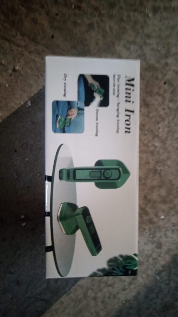 be832dd6-9559-4bd1-88b4-9307bb193e69.jpg Mini Steamer & Iron: 2-in-1 Portable Travel Friendly