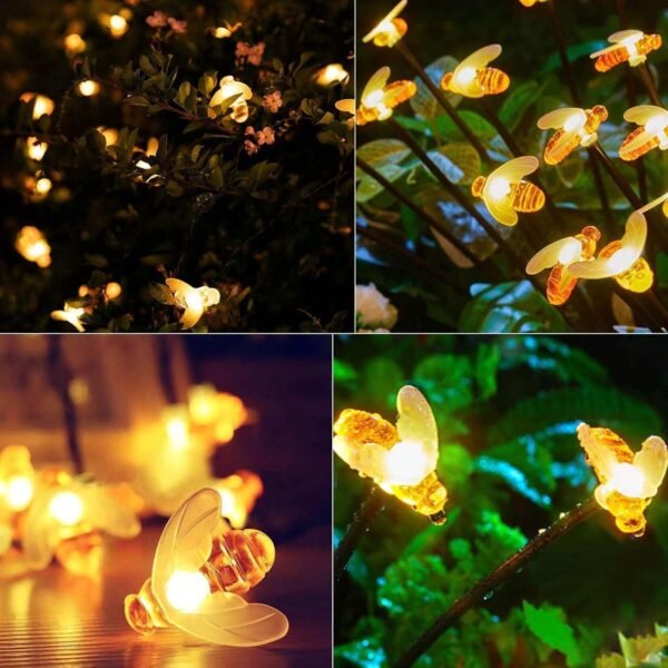 beeSolarLamp-02.jpg Premium Solar-Powered Decorative Firefly Garden Light (2 Pc Set)