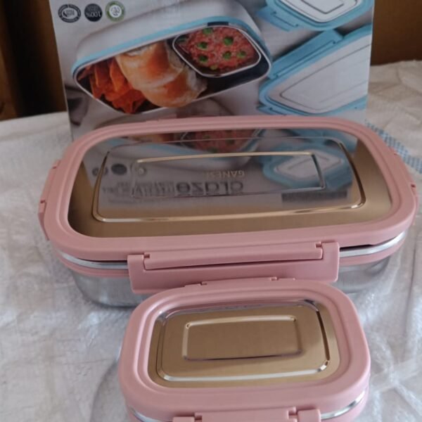 stainless Steel Lunch Pack for Office & School Use