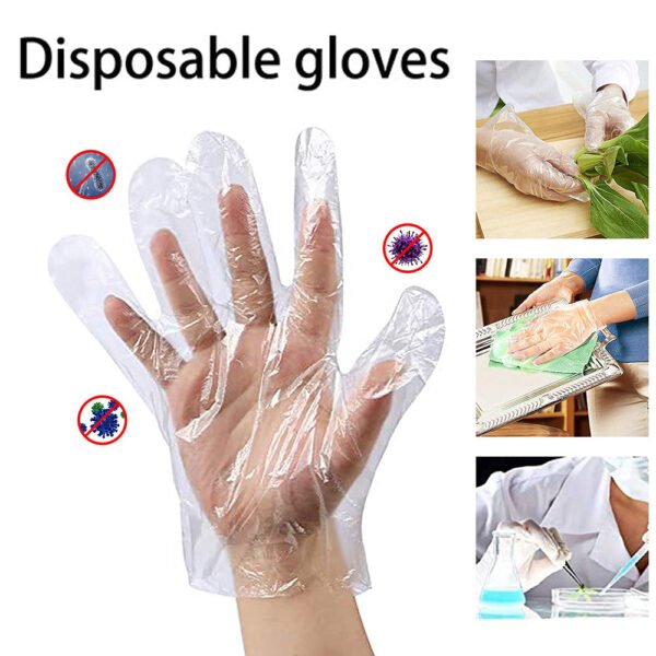 bf1b1249a25a183a805997f006f380dc.jpg Plastic Transparent Disposable Clear Gloves (White) (100Pc)