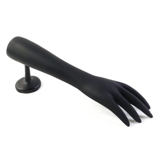 Elegant Black Hand-Shaped Jewelry Display Stand (1 Pc)