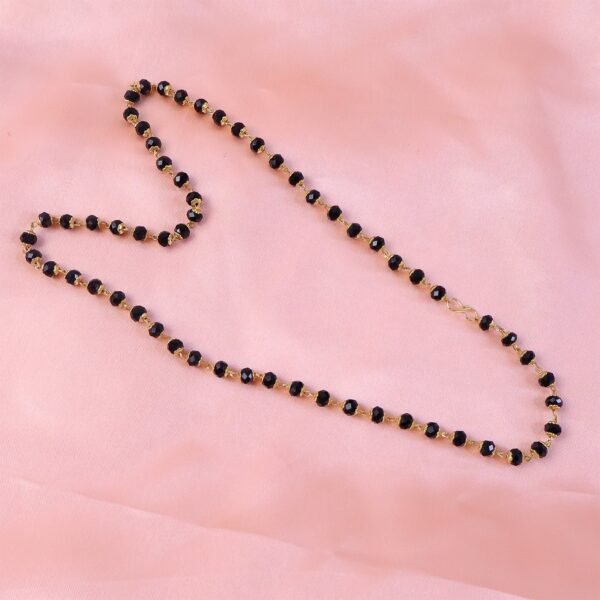 Traditional Black Beads Mangalsutra Style Necklace for Women (1 pc)