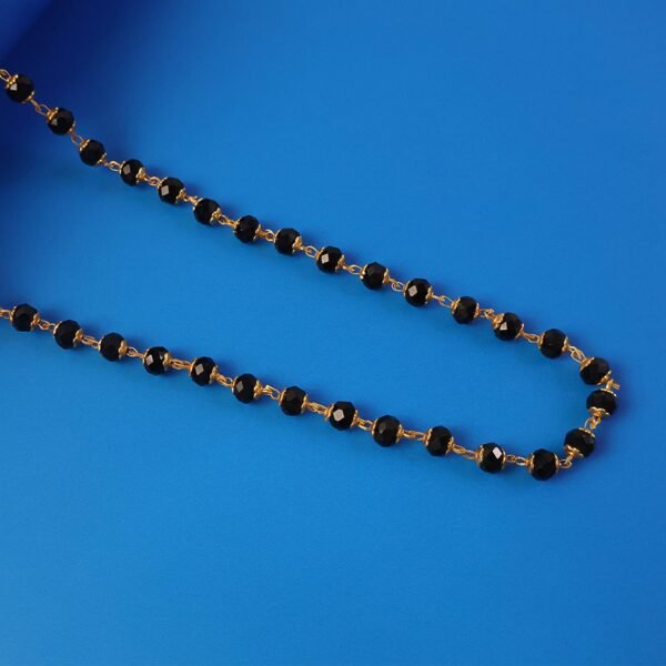 Traditional Black Beads Mangalsutra Style Necklace for Women (1 pc)