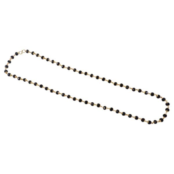 Traditional Black Beads Mangalsutra Style Necklace for Women (1 pc)