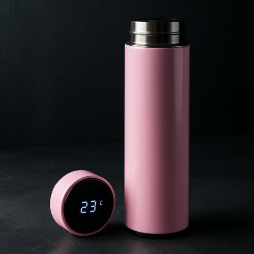 bottle-01_a1f90b3b-bba5-48bc-aab9-561cce9562d7.jpg Pink Vacuum Insulated Water Bottle (1 Pc / 500ML)
