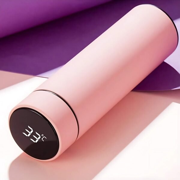 Pink Vacuum Insulated Water Bottle (1 Pc / 500ML)