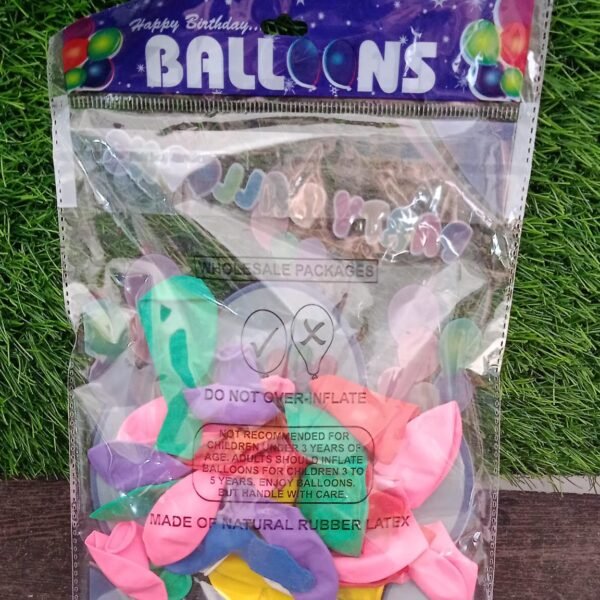 c00569bc-4544-41e2-bd06-1acbab5b6fd4.jpg Multicolor Latex Balloons for Birthday & Anniversary Decor (24 Pcs)