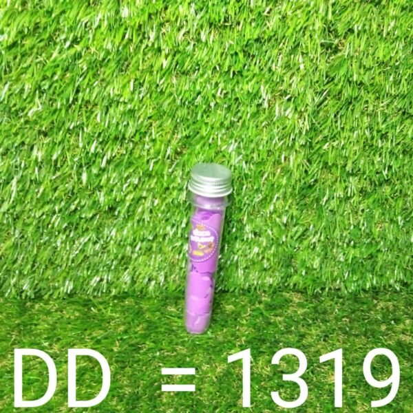 Portable Hand Washing Bath Flower Shape Paper Soap Strips In Test Tube Bottle