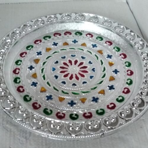 Silver Plated Pooja Thali