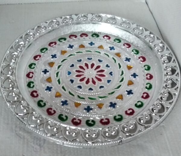 Silver Plated Pooja Thali
