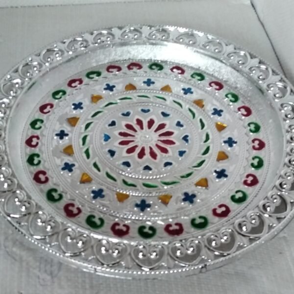 Silver Plated Pooja Thali