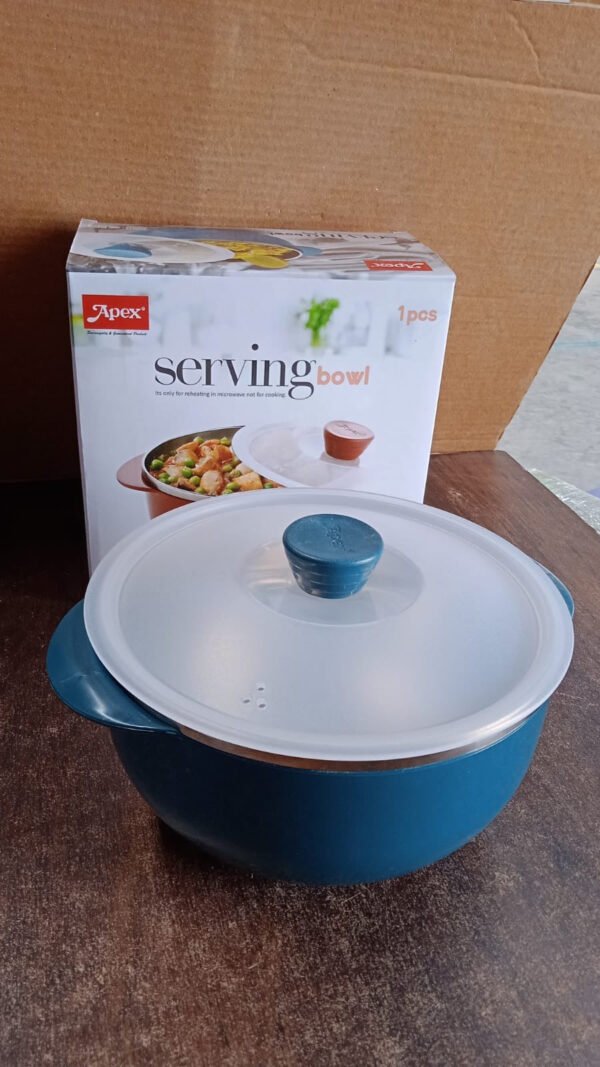 c0f772d9-f9f7-4b59-aa15-e39b36409412.jpg Apex 2200ml Microwave-Safe Plastic Serving Bowl with Lid (1 Pc)