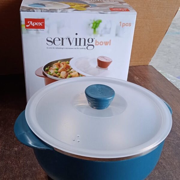 c0f772d9-f9f7-4b59-aa15-e39b36409412.jpg Apex 2200ml Microwave-Safe Plastic Serving Bowl with Lid (1 Pc)