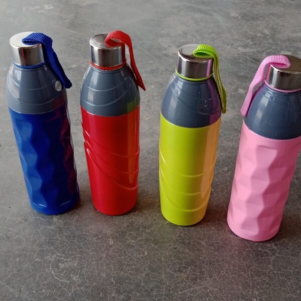 c23e9005-79fd-4eb3-b8f3-8e2429fed7e6.jpg Plastic Sports Insulated Water Bottle with Dori Easy to Carry High Quality Water Bottle, BPA-Free & Leak-Proof! For Kids' School, For Fridge, Office, Sports, School, Gym, Yoga (750 ML / 1 Pc / Multi Color)