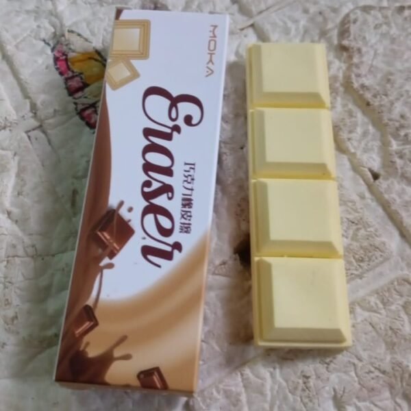 c2c37643-d78c-4946-b322-618d7d936d4e.jpg 3D Chocolate Shaped Soft Pencil Erasers for Kids School Rewards (1 Pc 4 Grid)