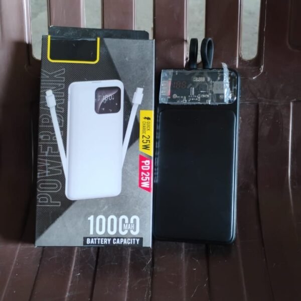 25W Fast Charging Power Bank (10000 mAh)