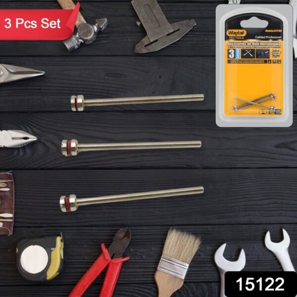 Cut-Off Wheel Screw Mandrels Shank Dia Cutting Disc Holder (3 Pcs Set)