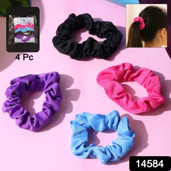 c4f4396d-c461-48af-a312-b6daae45f8e4.jpg Soft Elastic Hair Scrunchies - (Set)