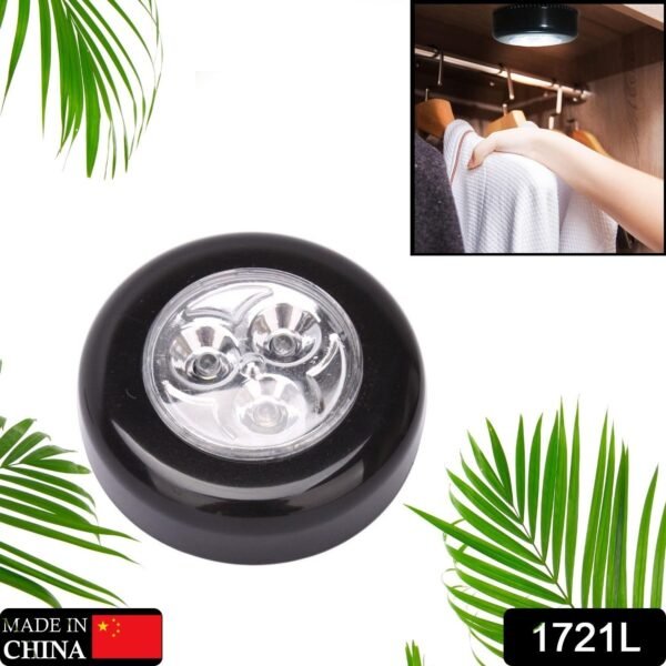 c5915019-6f19-4916-ae81-7b8d0c220221.jpg 3 LED CORDLESS STICK TAP WARDROBE TOUCH LIGHT LAMP (1 Pc)