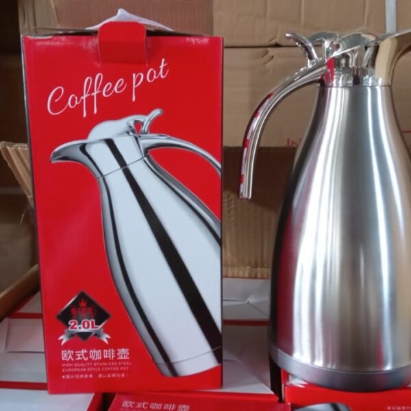 Vacuum Insulated Kettle Jug (Stainless Steel): 2LSizes