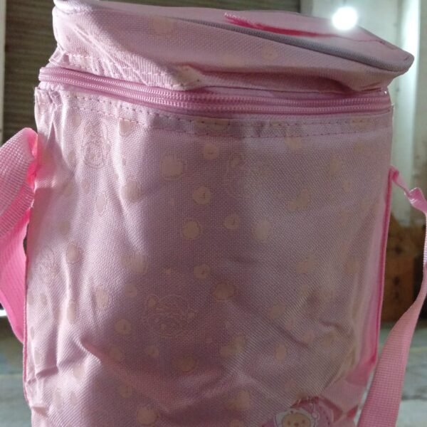 Cute Animal Zip Lunch Bag with Adjustable Strap – Reusable & Durable (1 Pc)