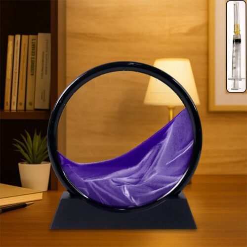 c7ca96ea-4d7d-43d4-a52e-aaea6943d44c.jpg 3D Moving Sand Art – Liquid Motion Deep Sea Sandscape with Round Glass Frame (1 Pc)